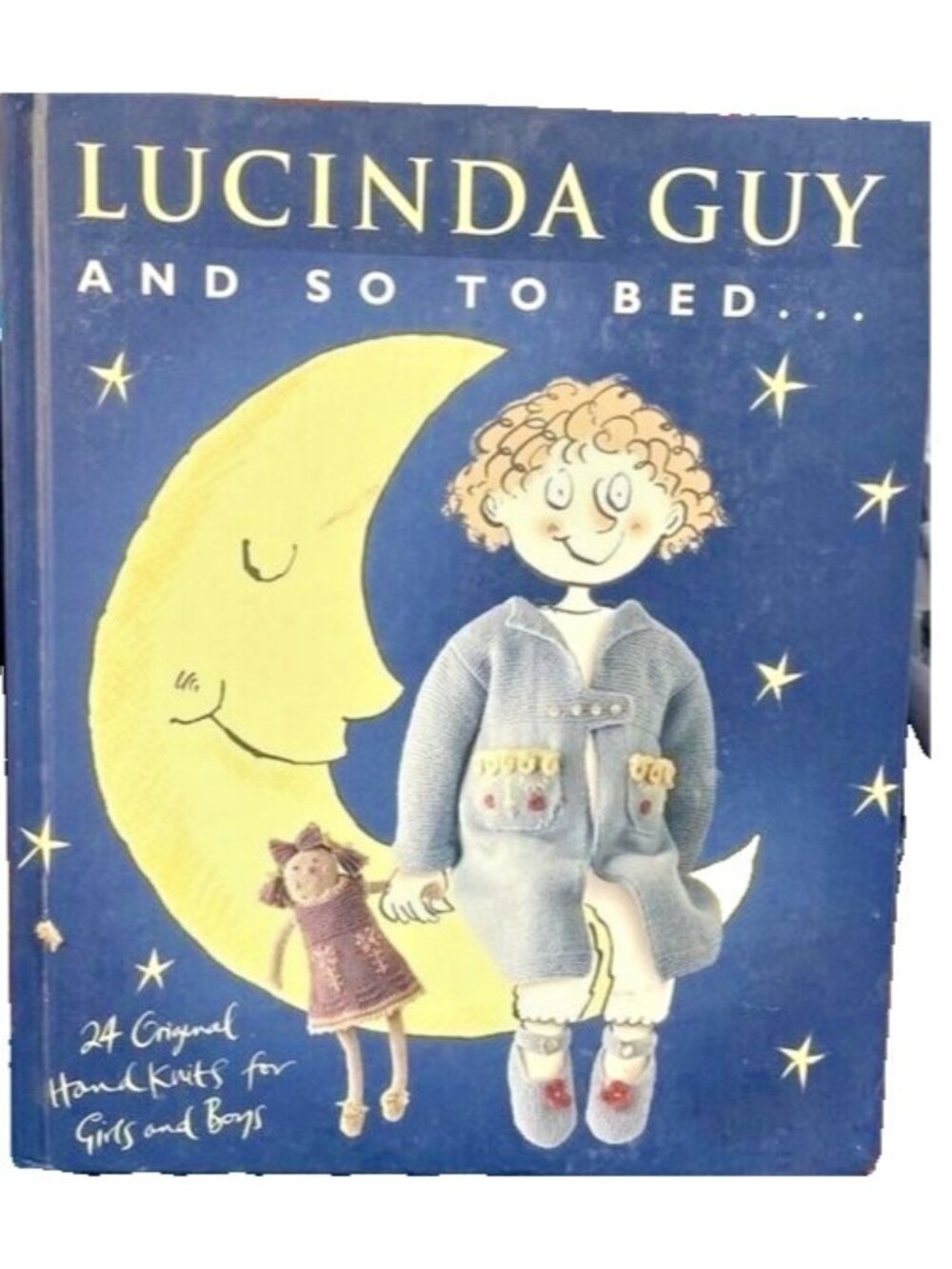 VTG Knitting Lucinda Guy & So To Bed Book 24 Original Hand Knit Pattern Boy/Girl